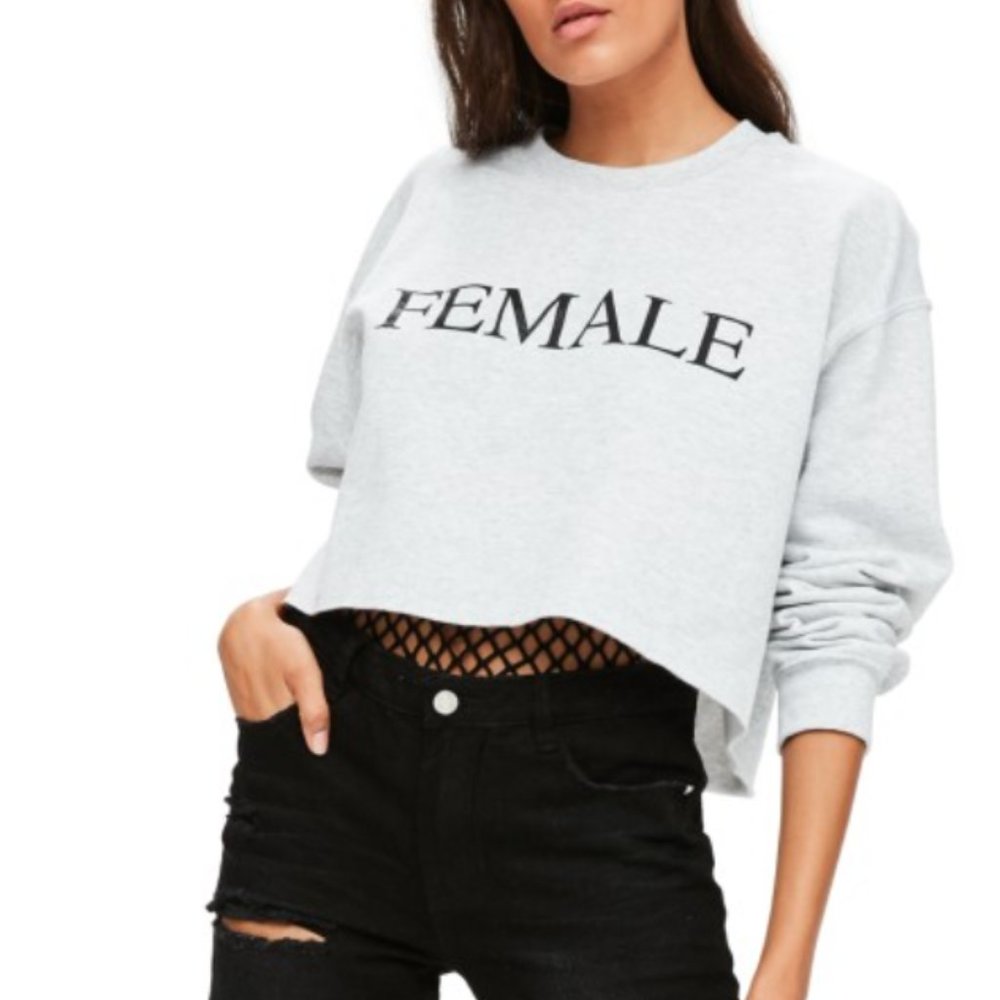 NWT Gray Nordstrom Female Sweatshirt
